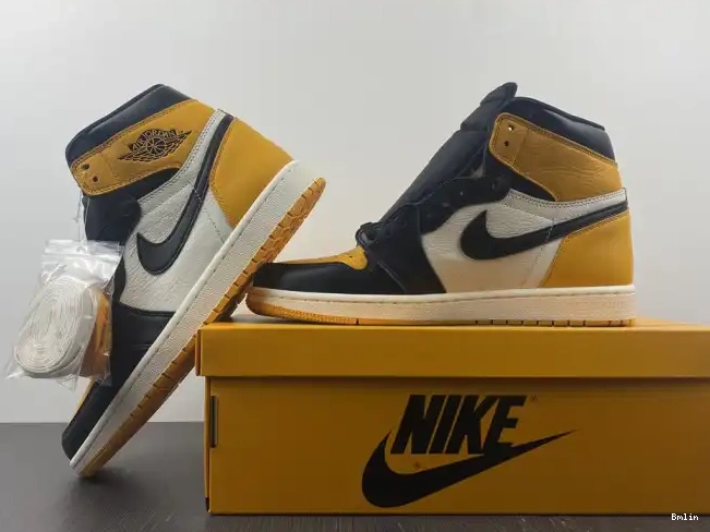 Bmlin Shoes Air Toe 555088-711 1 Jordan Yellow OG High 0609